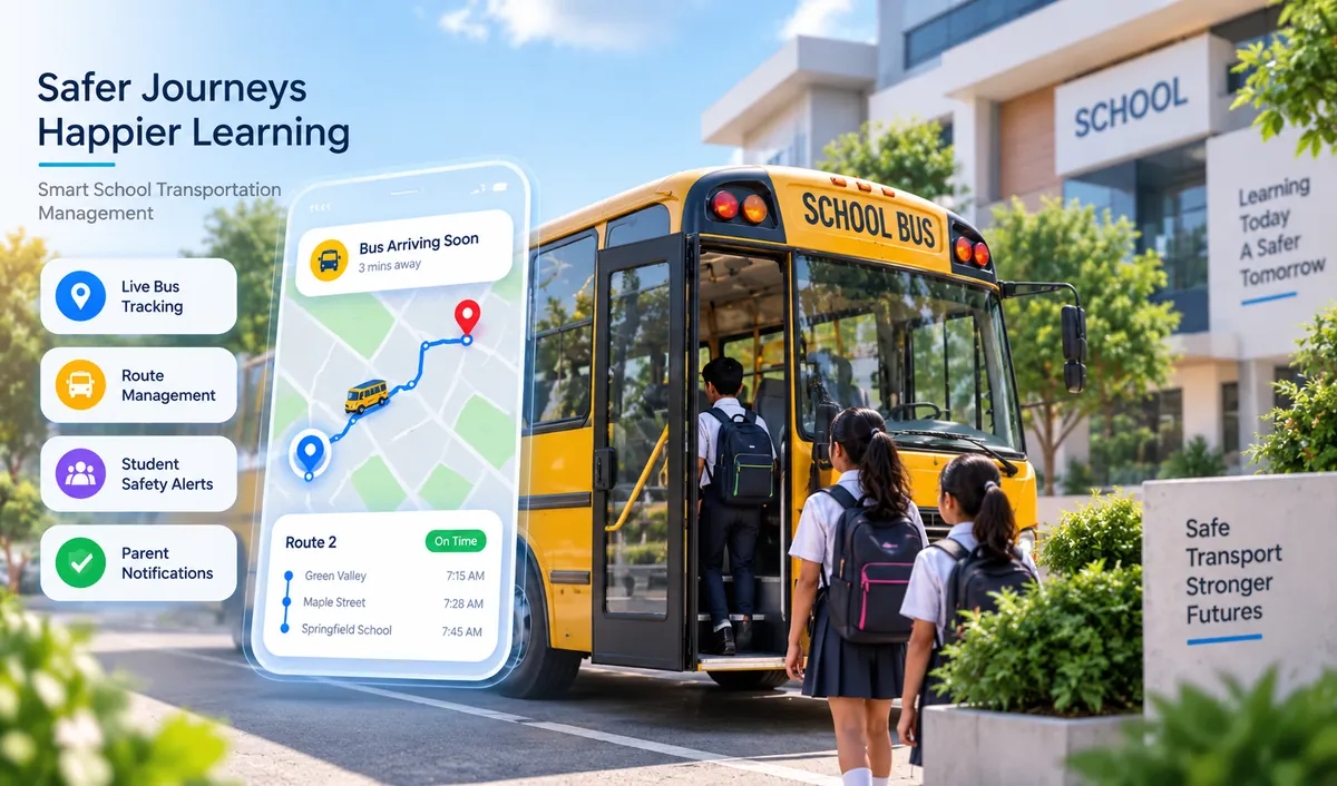 School Transport Management Software: GPS Tracking, Routes & Parent Alerts
