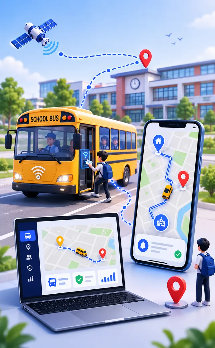 School transport driver and staff management
